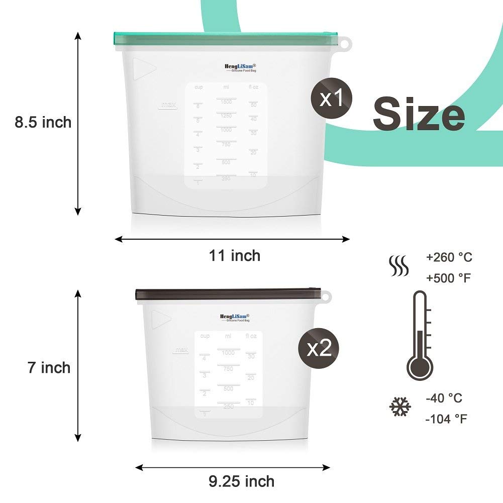 Reusable Silicone Storage Bag – Gallon Size – Life Unplastic